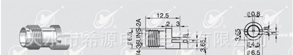 厂家直销射频同轴连接器SMA-50KE-23