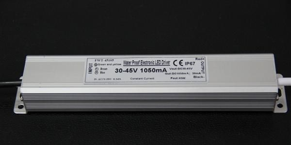 LED防水恒流电源，LED日光灯外置电源,30-45V1050mA