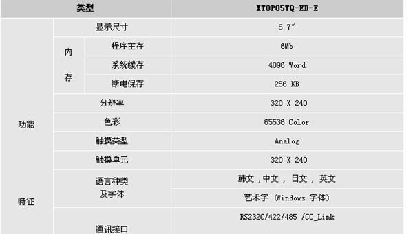 韩国 M2I  触摸屏  XTOP5TQ-ED-E