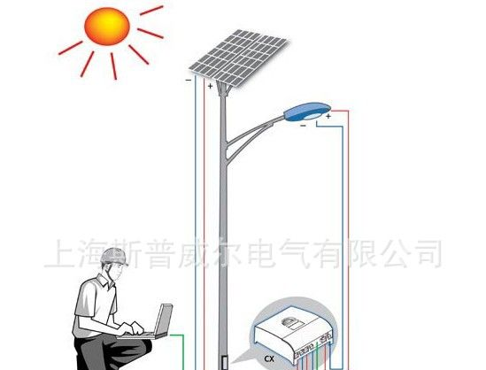 太阳能控制器 10A太阳能充电控制器 12V/24V双路输出太阳能控制器