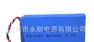 3.7V 800mAh GPS锂电池