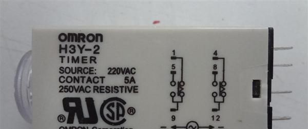 欧姆龙时间继电器H3Y-2 ST3P A-B 通电(断电)延时12v 220v
