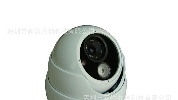 监控摄像机 半球阵列式 大海螺 红外30米 点阵红外 录虎安防