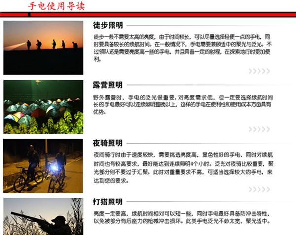 厂家直销 LED强光手电筒  直接充电CREE XPE 三档变光