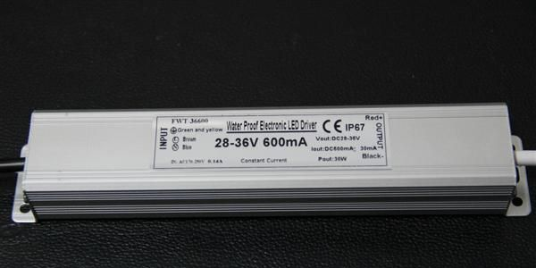 LED防水恒流电源，24-36V600mA