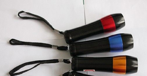 超炫LED保龄球型铝合金多色手电筒 礼品手电筒