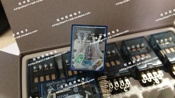 OMRON欧姆小型继电器 MY4NJ MY4N-J 220VAC 24VDC全新原装