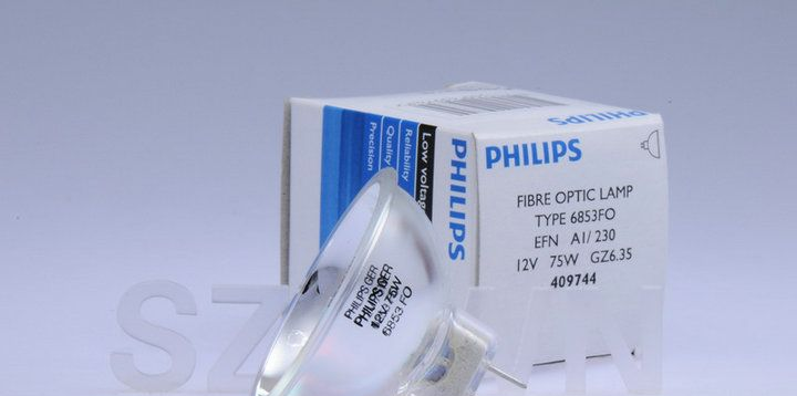 供应飞利浦灯泡PHILIPS EFN 12V 75W 6853FO显微镜内窥镜冷光源杯灯