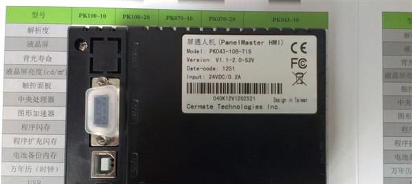 屏通触摸屏PK043-10 屏通经济适用型人机界面 华南代理
