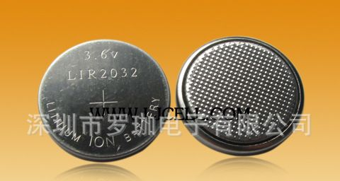 供应批发钮扣锂离电池LIR2032(图)