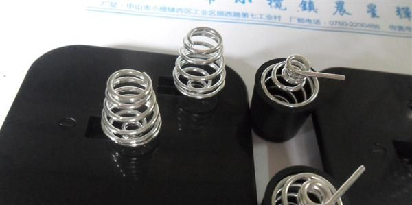 大量供应铝酸蓄电池壳的弹簧，接触线弹簧、及其他五金配套配件等