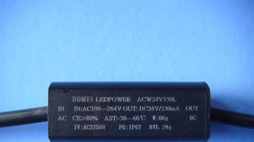 工厂直销led驱动电源5-7*1W输入ACW24V330过高压3750v恒流电源