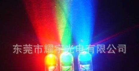 厂家一站式批发供应3mm圆头无边白发白高亮LED发光二极管