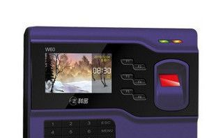 科密W60指纹考勤机/打卡机/USB+U盘+网络通讯/彩屏 科密考勤机