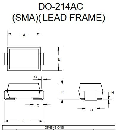 供应MCC瞬态抑制二极管TVS SMAJ5.0A SMAJ5.0CA