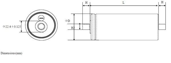 厂家生产2.7V3000F有机系大功率超级电容器黄金电容法拉电容