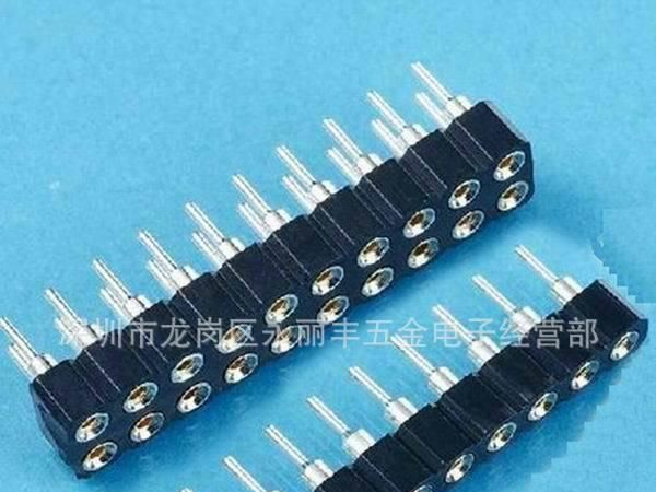 1.27-2.54mm 排母系列，  夹板排母，用于PCB两面连接