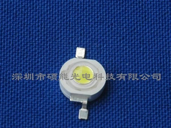 1W白光大功率LED灯珠 130-140LM