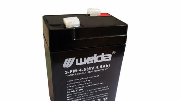 厂家供应电子称蓄电池6V4.5AH+电子衡器蓄电池 铅酸蓄电池