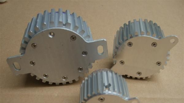 供应直径70MM车铝点光源外壳 铝电源外壳