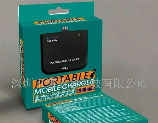 团购时尚多款1900毫安黑莓手机外挂电池