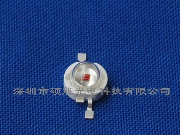 1W红光35-45LM大功率LED灯珠