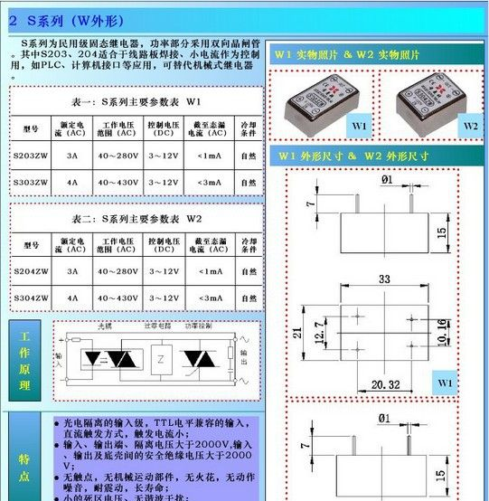 希曼顿S203ZW 3A 40-280V 3-12V 交流固态继电器 民用