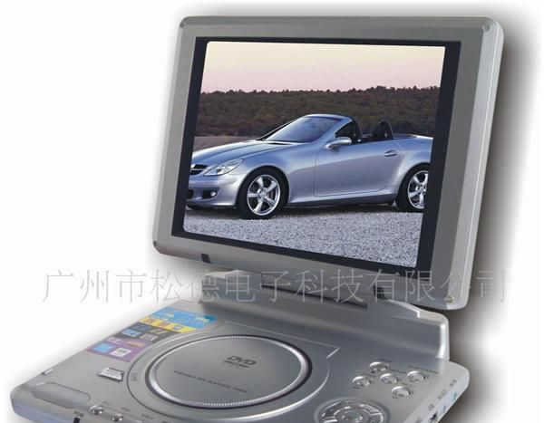 供应10.4寸便携式DVD多功能DVD带插卡USB