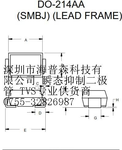 供应MCC二极管TVS SMBJP6KE540A SMBJP6KE540CA SMBJP6KE550A SMBJP6KE550CA