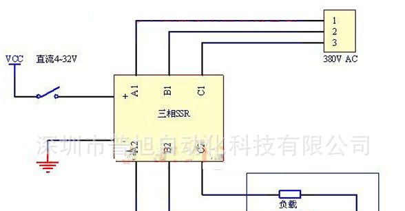 三相SSR固态继电器SSR-3-380D10