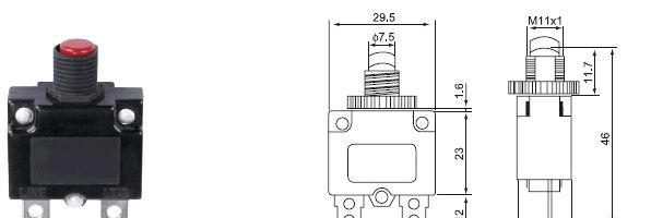 【厂家直销】过载保护器 过载开关 过载保护机 ST-1 20A