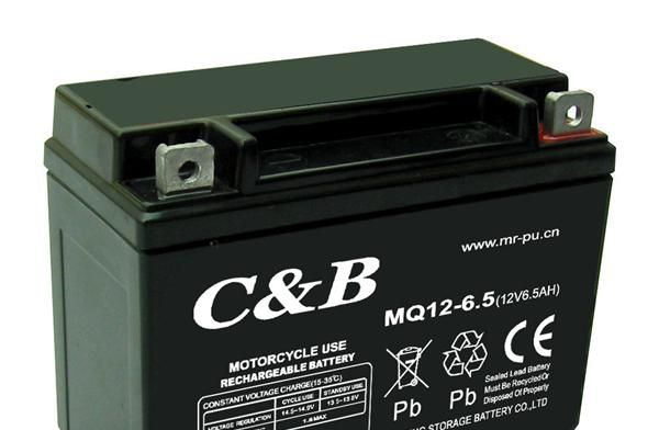 摩托车启动用蓄电池YB6.5L-B