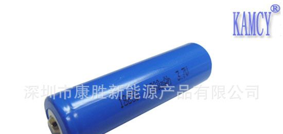 供应圆柱锂电池、18650手电筒摄像机专用电池