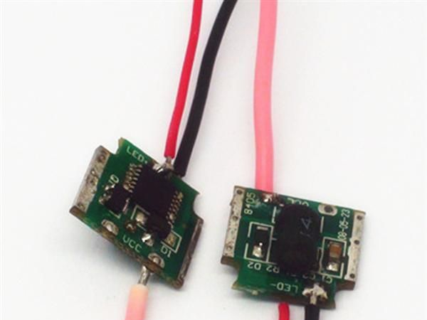 LED手电筒电源驱动板1.5v450MA非恒流