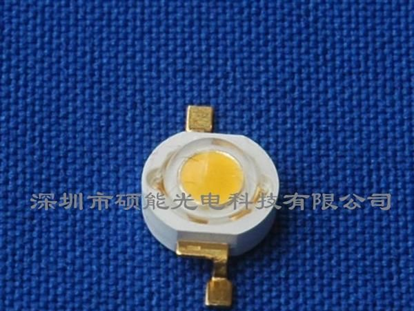 1W大功率LED灯珠 暖白 120-130LM