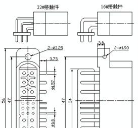 矩形模块电源连接器JMD-19