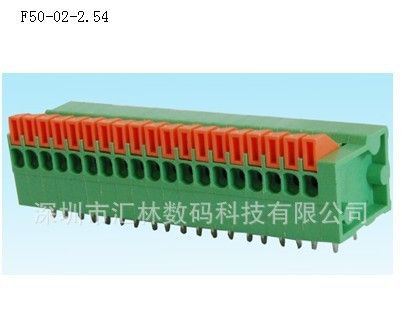 深圳连接器弹簧端子PCB端子F50-02-2.54价格