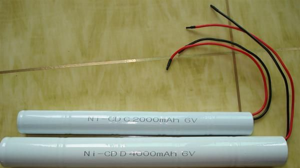 供应应急灯镍隔电池C2000/6V