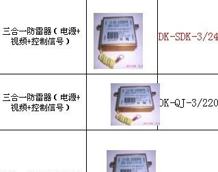 原装二合一防雷器（电源+网络）DK-RJ45/2/24