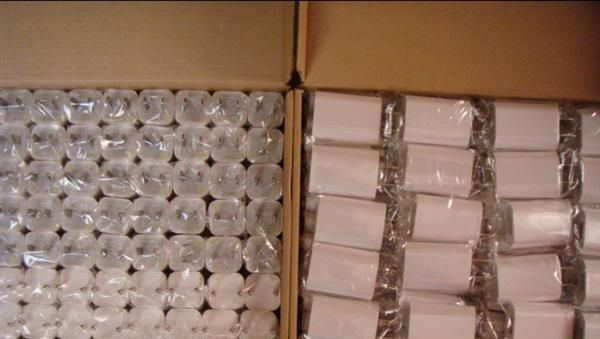 优势供应 苹果充电器 iphone充电器 绿点充电器全波足1A质量保证