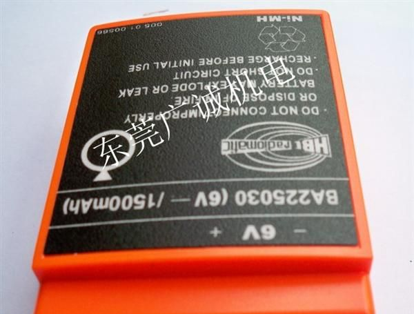德国HBC电池　三一/中联混泥土泵车摇控电池6V/1500MAH