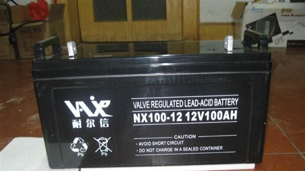 批发销售耐尔信12V100AH阀控式铅酸免维护蓄电池
