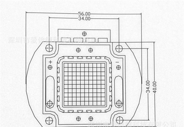 批发20W正白暖白LED大功率集成灯珠 LED集成灯珠