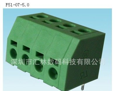 弹簧端子，接线端子，东莞端子代理恒翊F51-07-5.0