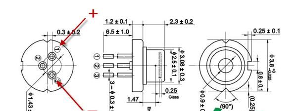 65mW 405nm蓝紫光激光二极管 3.8mm外壳空脚SONY SLD3234VFI