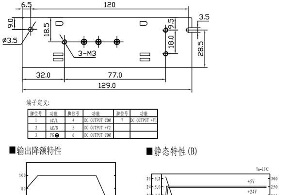 厂家供应D-30W双组输出开关电源 LED开关电源