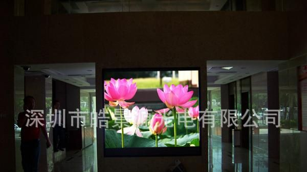 广东室内展厅显示屏 P6室内表贴三合一全彩显示屏