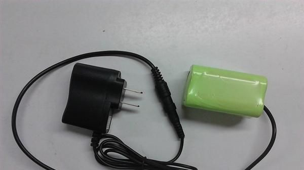 供应t6头灯充电器 钓鱼头灯充电器 自行车前灯充电器 5.5mm 800mA