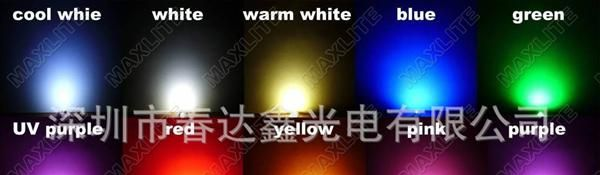 LED厂家特供3w橙光大功率LED灯珠 3w琥珀色大功率LED