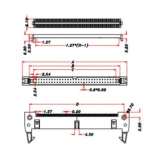 连接器  接插件   压线式   牛角  DC2           品牌SFA